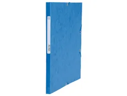 Elastomap 3 kleppen "Scotten" glanskarton 400gm² A4 Blauw