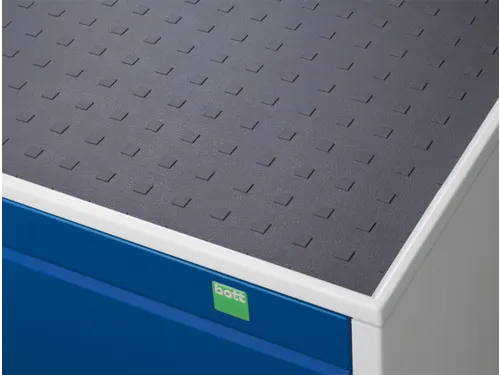 ladekast verrijdbaar 780x650x650mm 4laden romp RAL7035 front RAL3004