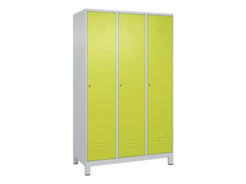 locker voor scheiding van kleding,HxBxD 1950x1200x500mm,3vak