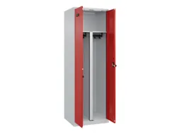 PBM-locker,HxBxD 1850x600x500mm,2vak,vak B 300mm,draaigrendel