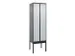 locker voor scheiding van kleding,HxBxD 2120x600x500mm,2vak