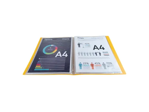 Showalbum Harde Grecycleerde PP Forever PP 30 Tas A4 Assorti