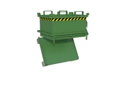 mini-bodemklepcontainer,HxLxB 625x600x800mm,0,13m³,inrijbeugel,staal