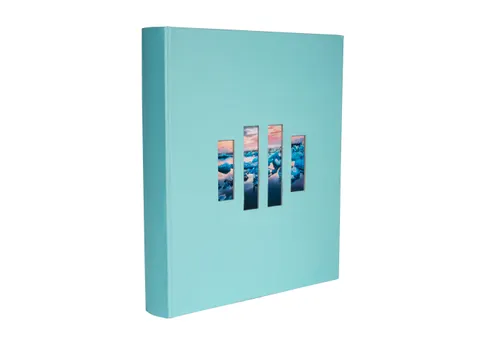 Fotoalb boek 60p zw. 29x32 MILANO Groen