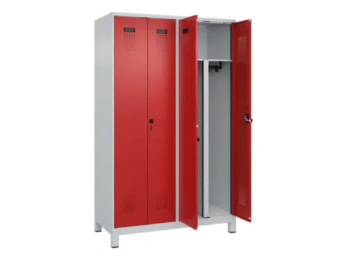 PBM-locker,HxBxD 1950x1200x500mm,4vak,vak B 300mm,draaigrendel