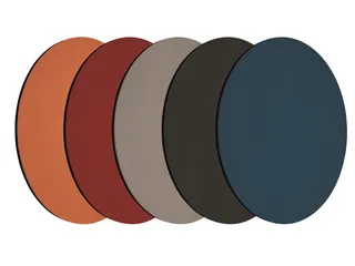 Prikbord Rond Blauw Kleur 2214 Bulletin Paneel Ø 60 cm - 2