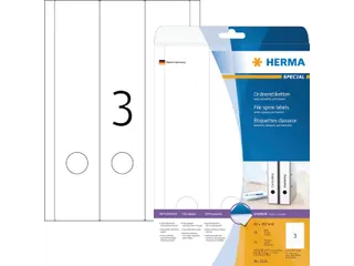 Herma 5135 Rugetiket breed 61x297mm Wit permanent klevend 75 stuks - 2