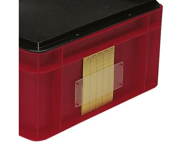 Porte-étiquettes p. bac gerbable