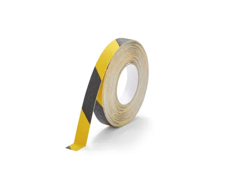 Antislip tape 15 Meter DURALINE GRIP 25mm Geel Zwart