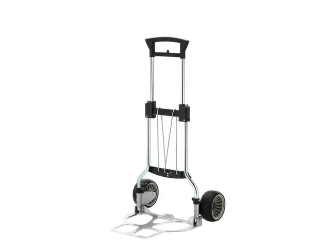 aluminium steekwagen 100kg steekplaat BxD 495x420mm polymeer