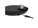 Bureaulamp MAULrubia zilvergrijs USB-poort dimbaar
