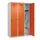 locker,HxBxD 1850x1200x500mm,3vak,vak B 400mm,draaigrendel