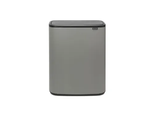 Afvalbak Bo Touch Bin 2x30 Liter Mineral Concrete Grijs