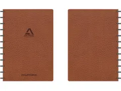 Business schrift A4 144 bladzijden gelijnd bruin