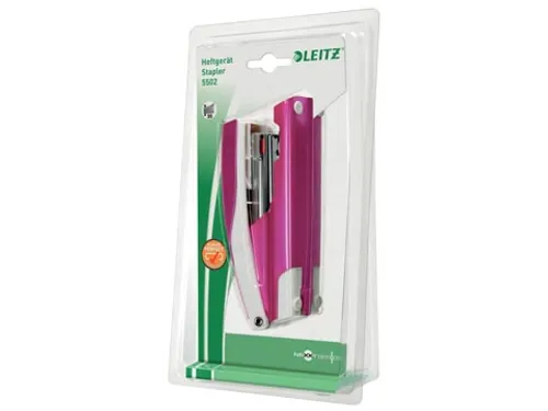 NeXXt WOW 5502 nietmachine roze metallic op blister