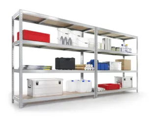 Breedvakstelling Complete Aanbieding 8 Houten Legborden Verzinkt - 2