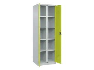 wasgoedverdeelkast,HxBxD 1850x600x500mm,vak B 300mm,draaigrendel - 2