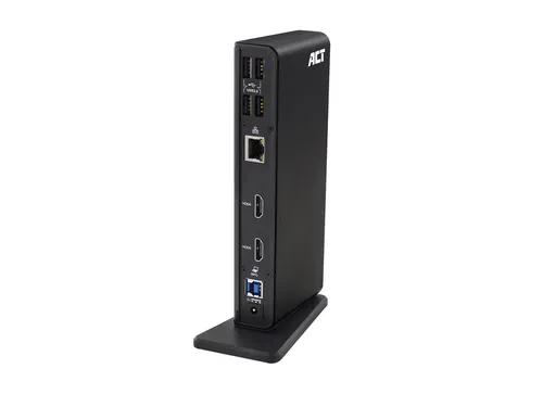 Dockingstation ACT USB-C Dual Monitor met laadpoort