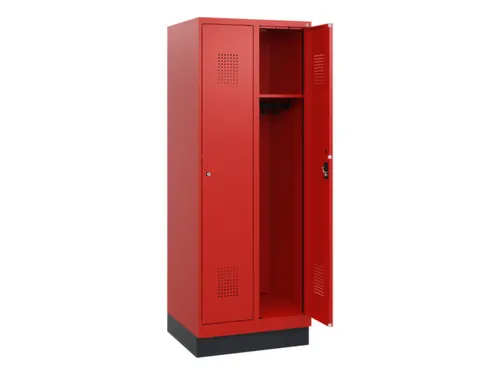 schoollocker,HxBxD 1630x600x500mm,2vak,vak B 300mm,cil.-slot,sokkel