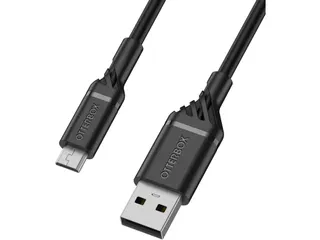 OtterBox Standaard Datatransferkabel Micro-USB naar USB-A 3m zwart - 1