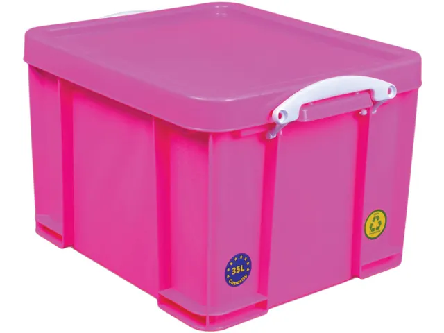 Opbergdoos 35 Liter Neonroze