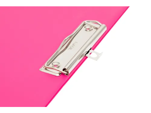 Klembord MAUL A4 staand PVC neon roze