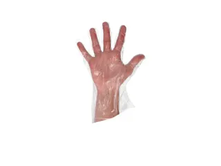 Pe Handschoenen Transparant Glad 30cm 25my 50x100 Stuks - 1