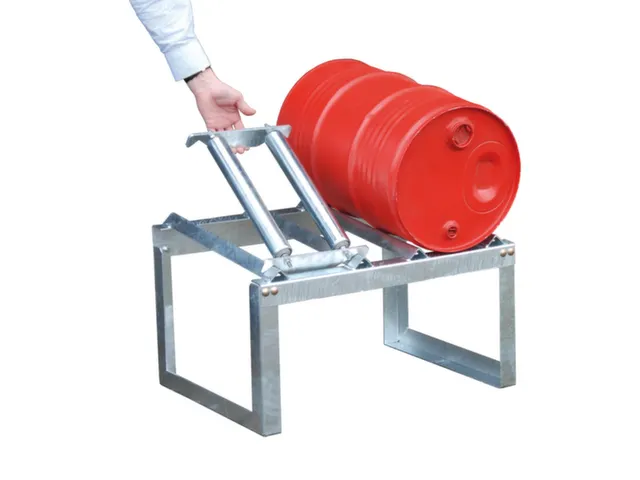 Draagrollen,V. Vatenbok,V. 3X60L Vat,Staal Vuurverzinkt