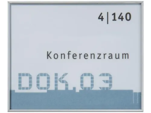 Deurbordje Hxbxd 110X150X6Mm Aluminium Profiel Acrylglas