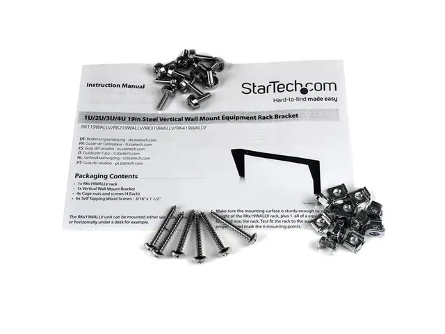 3U 19 Inch Serverrack Staal Beugel Verticale Wandmontage