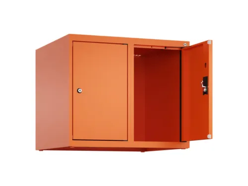 opzetkast,v. locker,2vak.,vak B 300mm,HxBxD 500x600x500mm,cilinderslot