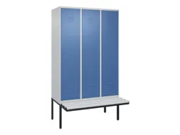 locker voor scheiding van kleding,HxBxD 2120x1200x815mm,3vak