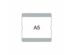 beschrijfbare hoes,markering HxB 216x231mm,PVC,grijs