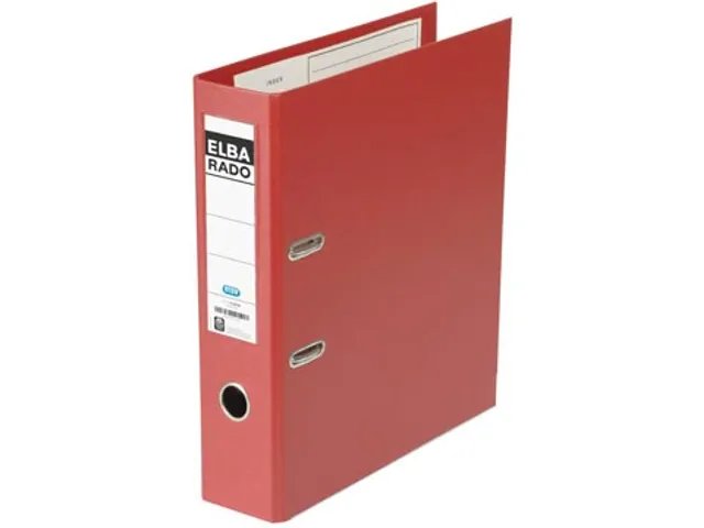 Rado Plast ordner, donkerrood, rug van 8 cm