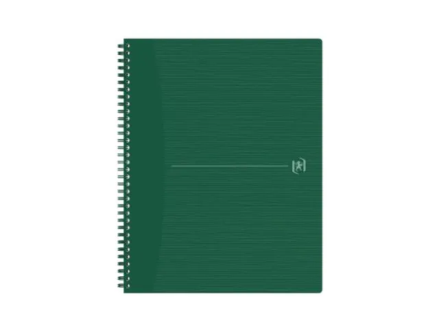 Cahier spirale Oxford Origin A4+ ligné 70 feuilles vert