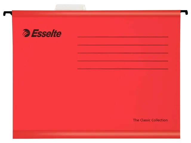 Hangmap Pendaflex Verticaal A4 V-bodem rood