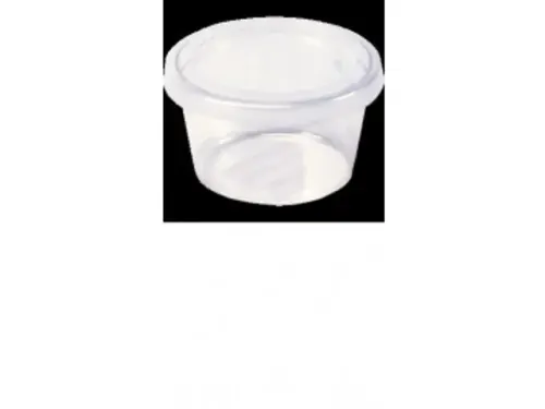 OUTLET Sausbakje/botercup 30cc met deksel 1000 stuks