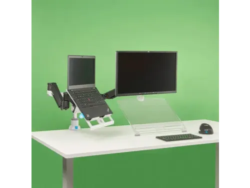 R-go Tools Morelia Laptophouder Tablethouder VESA Zilver