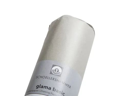 Tekenpapier Schoellershammer Glama Basic 33cmx50m 60gr transparant