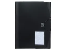 elastomap A4 Jumbo zwart met extra ruime capaciteit