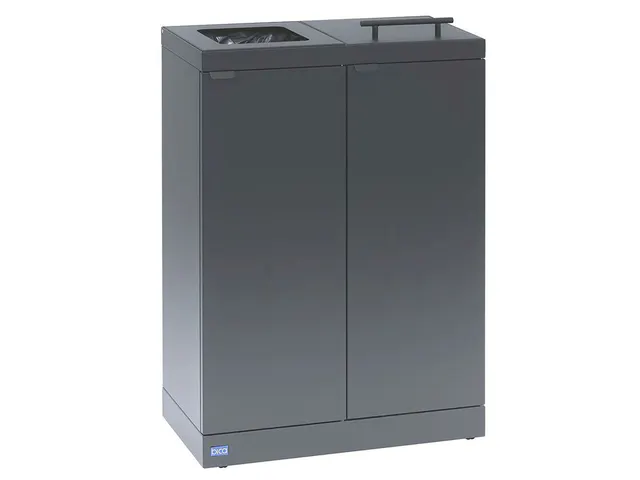 Bica 886 Afvalscheidingsunit 2x45 Liter Antraciet