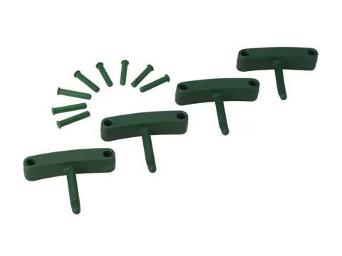 Hygiene 1016-2 Aanvulset haken groen, full colour, 4 haken/8 pin