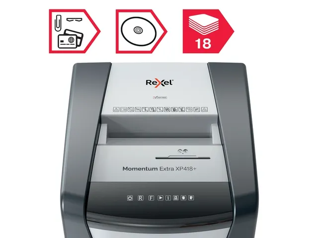 Destructeur Rexel Momentum Extra XP418+ particules 4x35mm