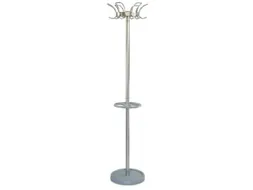 staande kapstok,HxØ 1800x400mm,6jashaken,parapluhouder/druppelvanger