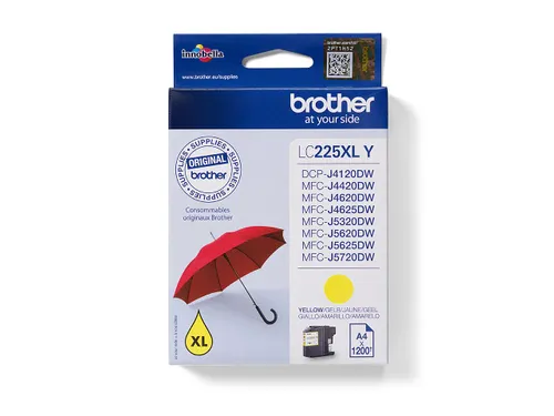 Inktcartridge Brother LC-225XLY geel HC