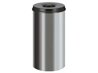Vlamdovende papierbak RVS 50 Liter - 1