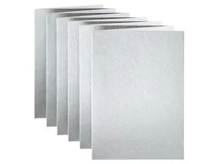 Correspondentiekaart Papicolor dubbel 105x148mm metallic zilver pak 6 - 2