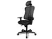 Siège Bureau Pivotant Assise Noir Dossier Maille Noir