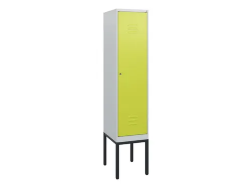 locker,HxBxD 1950x400x500mm,1vak,vak B 400mm,cil.-slot,voetonderstel
