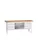 werkbank,HxBxD 830-930x2000x600mm,multiplexblad,uitrusting: 6laden